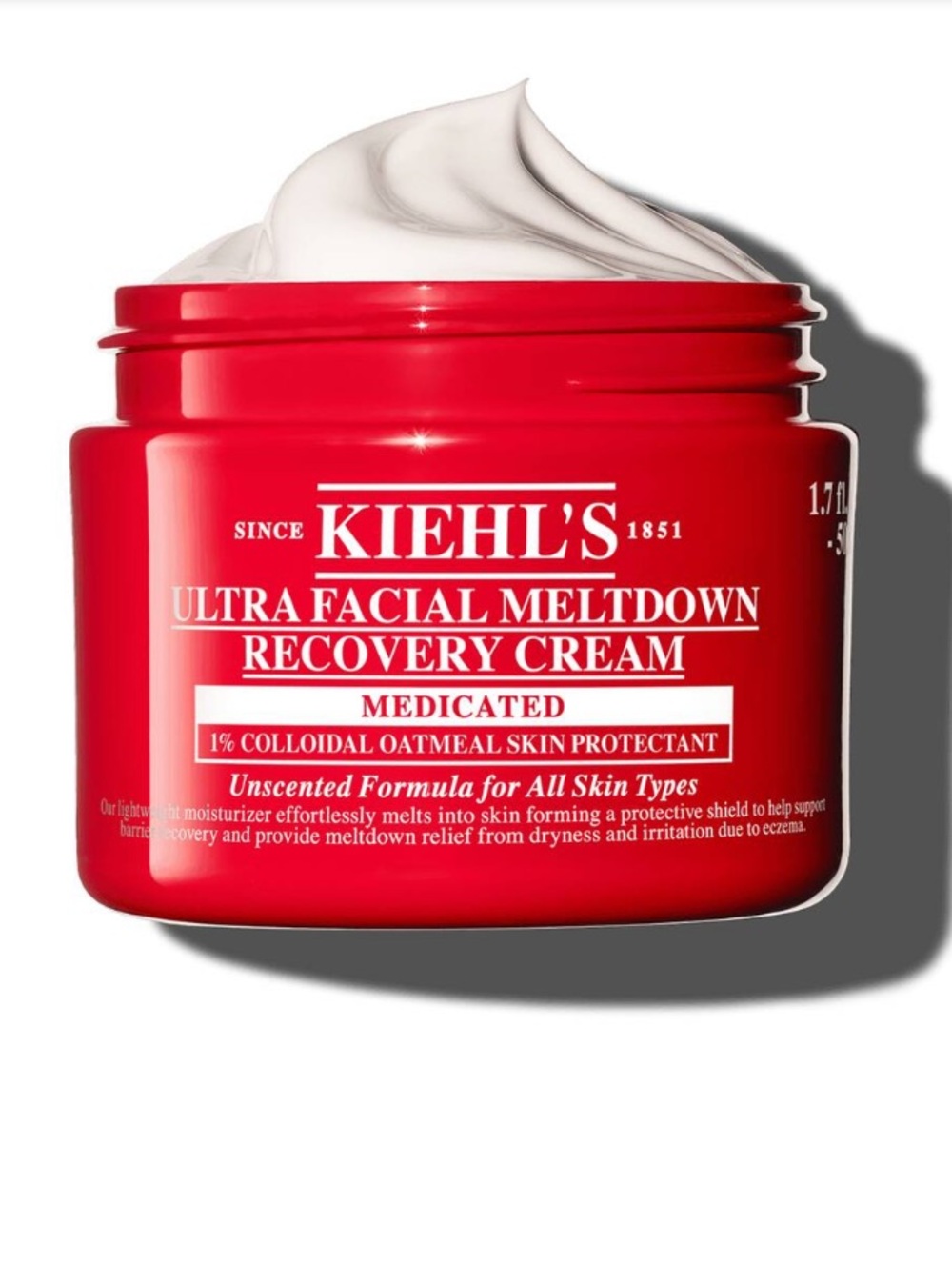 Kiehl's Ultra Facial Medicated Meltdown Recovery Cream 1.7 oz New in Box